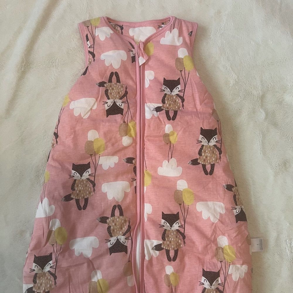 TILLYOU Sleep Sack Baby Wearable Blanket with 2-Way Zipper SZ S NWOT 1Pink 1Blue